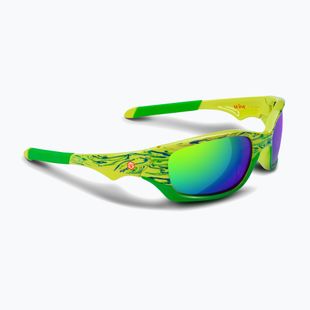 Окуляри сонцезахисні дитячі Aztron Shine spark lime/wayve/polarized green/yellow mir/grey