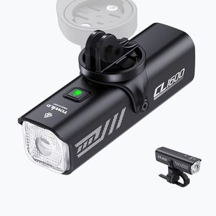 Ліхтарик велосипедний передній Towild CL1600 black