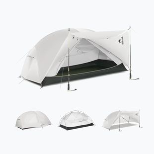 Намет трекінговий двомісний Naturehike Mongar Pro 2 20D light grey