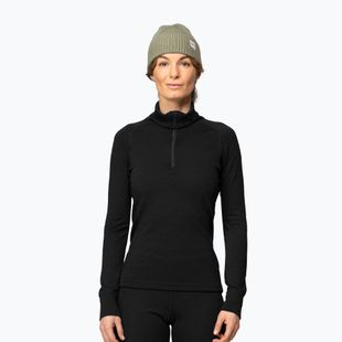 Кофта термоактивна жіноча Devold Duo Active Merino 205 Zip Neck black