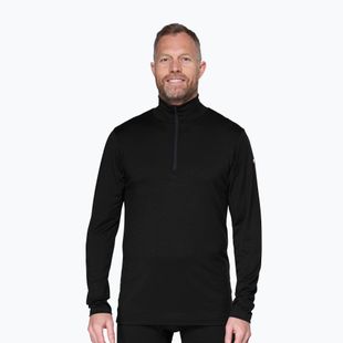 Кофта термоактивна чоловіча Devold Breeze Plus Merino 200 Zip Neck black