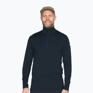 Кофта термоактивна чоловіча Devold Breeze Plus Merino 200 Zip Neck ink