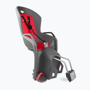 Велосипедне сидіння Hamax Amiga темно-сіре/червоне