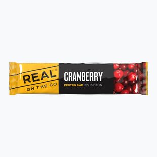 Батончик протеїновий Real Turmat Real On The Go 40 g cranberry