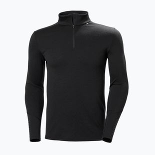 Кофта термоактивна чоловіча Helly Hansen Lifa Merino Midweight 1/2 Zip black
