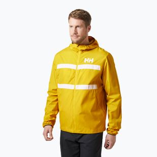 Чоловіча вітровка Helly Hansen Salt Striped Windbreaker вітрильна куртка золота лихоманка