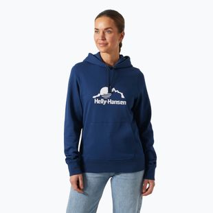 Кофта жіноча Helly Hansen Nord Graphic Pullover Hoodie ocean
