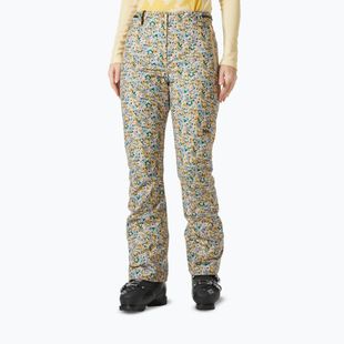 Штани лижні жіночі Helly Hansen St. Moritz Insulated 2.0 sand floral aop