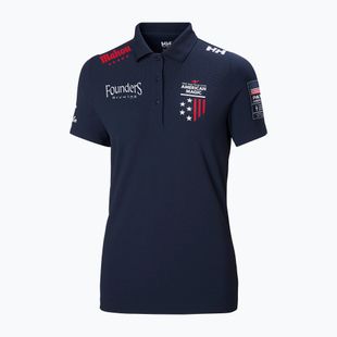 Футболка поло жіноча Helly Hansen Crew Tech Polo navy