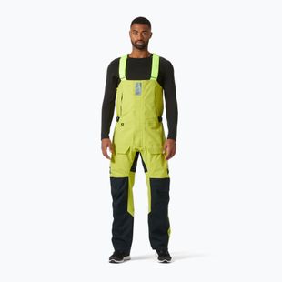 Штани вітрильні чоловічі  Helly Hansen Skagen Pro Bib cyber lime