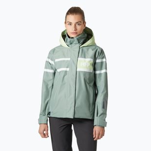 Куртка вітрильна жіноча Helly Hansen Salt Inshore eucalyptus