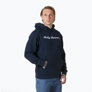 Кофта чоловіча Helly Hansen Core Graphic Sweat Hoodie navy