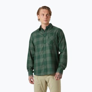 Сорочка чоловіча Helly Hansen Aker Flannel LS jungle green buffalo plaid