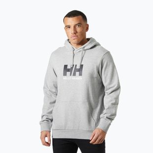 Кофта чоловіча Helly Hansen HH Logo Hoodie grey/melange
