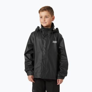 Куртка вітрильна дитяча Helly Hansen Moss black