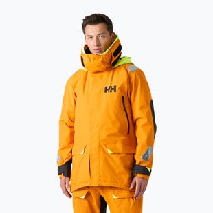 Куртка вітрильна чоловіча Helly Hansen Skagen Offshore ignite orange