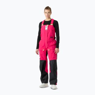Штани вітрильні жіночі Helly Hansen Skagen Offshore Bib cranberry
