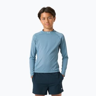 Лонгслів для плавання дитячий Helly Hansen Waterwear Rashguard Jr washed navy