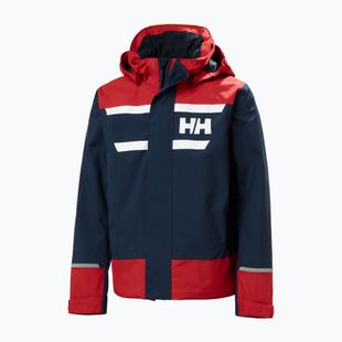 Куртка вітрильна дитяча Helly Hansen Salt Port 2.0 Jr navy