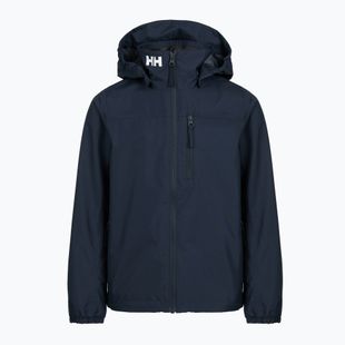 Куртка вітрильна дитяча Helly Hansen Crew Hooded Jr 41813 navy
