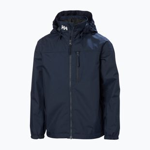 Куртка вітрильна дитяча Helly Hansen Crew Hooded Jr 41813 navy