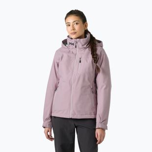 Куртка вітрильна жіноча Helly Hansen Crew Hooded Pile purple clay