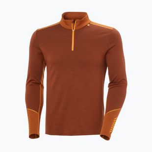 Кофта термоактивна чоловіча Helly Hansen Lifa Merino Midweight 1/2 Zip iron oxide