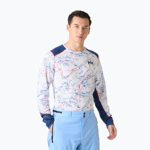Кофта термоактивна чоловіча Helly Hansen Lifa Active white slope map aop