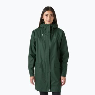Пальто дощовик жіноче Helly Hansen Moss Rain Coat dark jungle