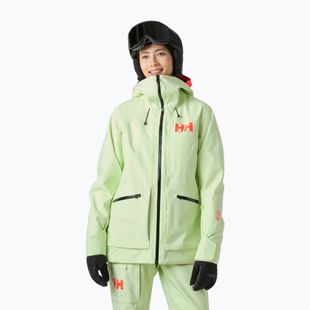 Куртка лижна жіноча Helly Hansen Powderqueen 3.0 washed lime
