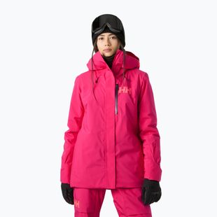Куртка лижна жіноча Helly Hansen Powshot cranberry