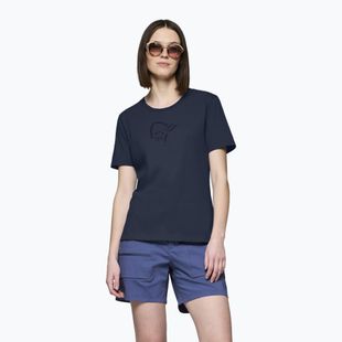 Футболка жіноча NORRONA Cotton Viking indigo night/sky captain