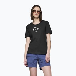 Футболка жіноча NORRONA Cotton Viking caviar black
