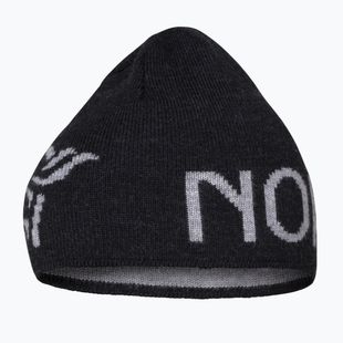Шапка зимова NORRONA MerinoUll Logo Beanie caviar melange