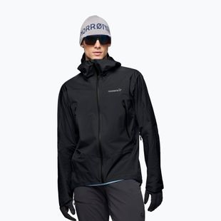 Куртка дощовик чоловіча NORRONA Falketind Gore-Tex caviar black