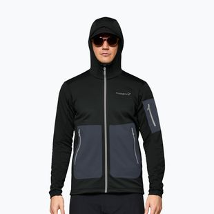 Кофта трекінгова чоловіча NORRONA Falketind Warm2 Stretch Hood caviar black