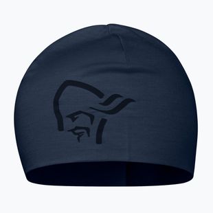 Шапка зимова NORRONA PureUll 180 Beanie indigo night