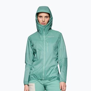 Куртка вітрозахисна жіноча NORRONA Faketind Aero60 Zip Hood aqua haze