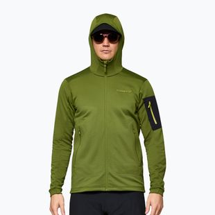 Кофта трекінгова чоловіча NORRONA Falketind Warm2 Stretch Hood pesto