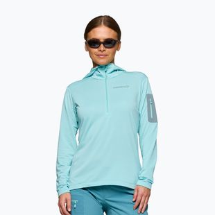 Кофта трекінгова жіноча NORRONA Falketind Warm1 Hood aqua haze/trooper