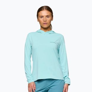 Кофта трекінгова жіноча NORRONA Femund Tech Hood aqua haze