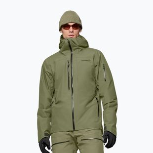 Куртка лижна чоловіча NORRONA Lofoten Gore-Tex Insulated deep lichen green