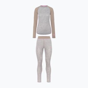 Комплект термобілизни жіночий KARI TRAA Kaia light grey melange