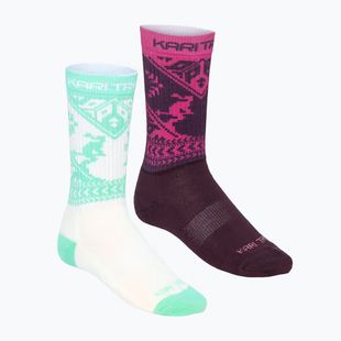 Шкарпетки жіночі KARI TRAA Puffin 2 pack jelly mint