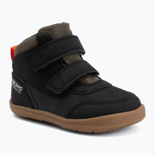 Взуття барефоот дитяче Viking Aspen Barefoot Mid 2V Waterproof black