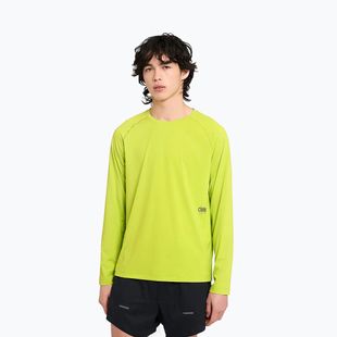 Лонгслів для бігу чоловічий Ciele Athletics DLY lime green