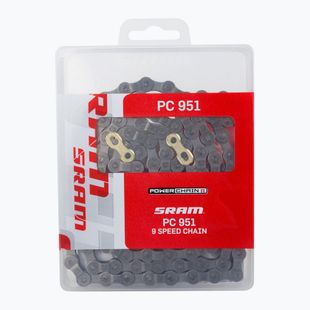 Ланцюг велосипедний SRAM 06 CN PC951 W/ PWR сірий 86.2706.114.105