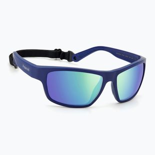 Окуляри сонцезахисні Polaroid PLD 7037/S matt blue/greygreen mirror polarized