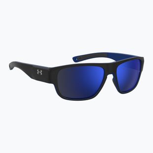 Окуляри сонцезахисні чоловічі Under Armour Scorcher matte black blue/blu sky mirror