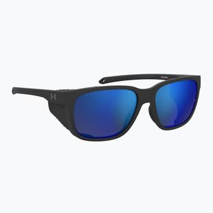 Окуляри сонцезахисні чоловічі Under Armour Glacial matte black/grey blue mirror silver polarized o